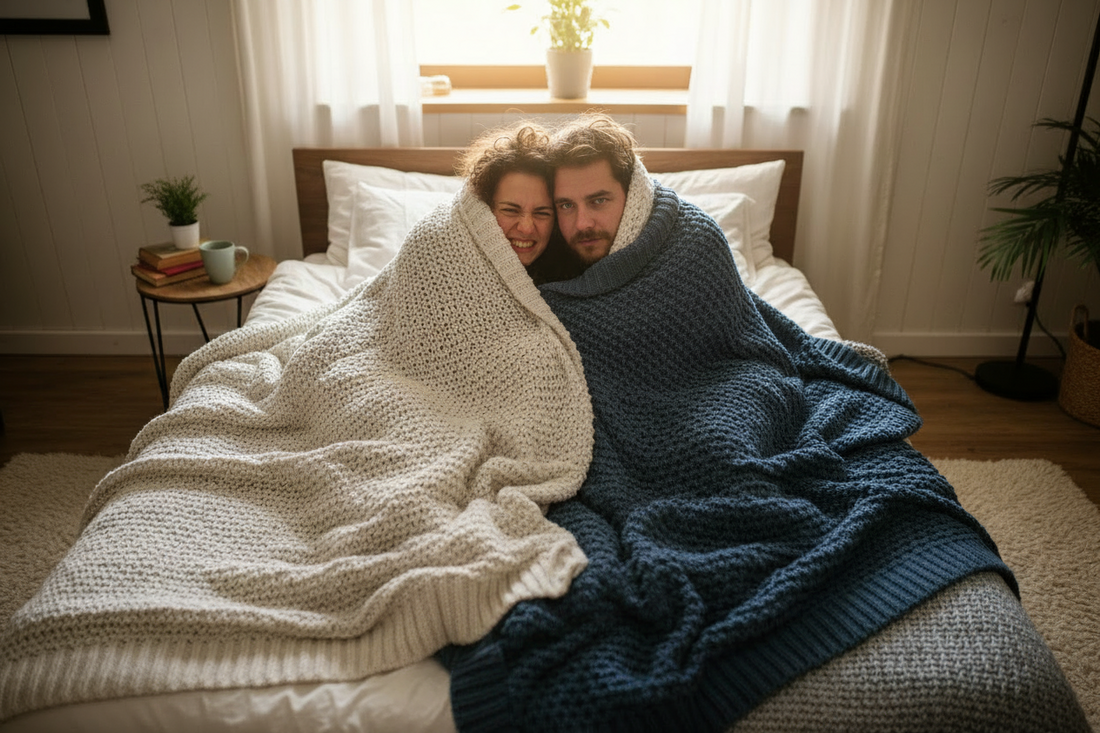 stuck in bed, too cold